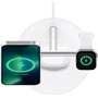 Зарядний пристрій Belkin Wireless Charger Base Station MagSafe White (WIZ017VFWH) для iPhone 16 I 15 I 14 I 13 I 12 series and Apple Watch фото 6