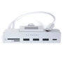 Адаптер Satechi Adapter Aluminum USB-C to USB-C+SD+3.5mm+3xUSB Silver for iMac 24 (ST-UCICHS): Интерфейс подключения USB-C