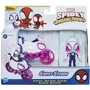 Ігровий набір HASBRO Spider Man Спайді та його дивовижні друзі (GHOST SPIDER COPTER CYCLE) (F1459_F1942)