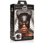 Маска Master Series Dungeon Demon Bondage Mask with Horns - Black