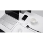Адаптер Xiaomi Adapter USB-C to VGA+2xUSB3.0+RJ-45 White (JGQ4005TY): Колір білий