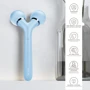 Электронный ультразвуковой ролик для лица и тела GESKE Sonic Facial&Body Roller 4в1 aquamarine