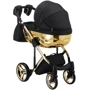 Коляска 2 в 1 Adamex Chantal Star Polar (Gold) Star 13 (624646): Можливість встановлення люльки є