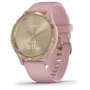 Смарт-годинник Garmin Vivomove 3s Light Gold Stainless Steel Bezel w. Dust Rose and Silicone B. (010-02238-01)