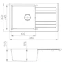 Perfelli VILLA PGV 114-86 WHITE: Материал Гранит