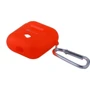Чехол для наушников COTEetCI Case TPU with Belt Transparent/Red (CS8113-TR) for AirPods фото 2