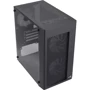 Корпус Aerocool Hexform Black (ACCX-PV38002.11): Матеріал передній панелі пластик і сталь