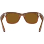 Смарт-окуляри Ray-Ban Meta Wayfarer Shiny Caramel Frame - Brown Lenses size L (RW4006 670683 53-22) фото 3