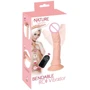 Вибратор на присоске Orion Nature Skin Bendable RC Vibrator