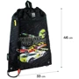 Сумка для взуття Kite 601M Hot Wheels-1 (HW24-601M-1): Особливості Петля для удобного подвешивания, Мягкая утяжка по периметру, Карман на молнии