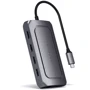 Адаптер Satechi Adapter USB4 USB-C to USB-C+3xUSB+RJ45+SD+3.5mm+HDMI 8K Space Gray (ST-U4MA3M)
