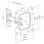 Кронштейн для ТВ ITech LCD522B