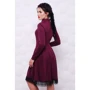 Сукня FashionUp PL-1517A 48 бордове повсякденне до середини стегна: Склад Віскоза, поліестер, бавовна, Еластан