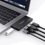 Адаптер Adonit Adapter USB-C to USB-C+HDMI+3xUSB3.0 Black (3182-17-07-A) фото 5