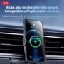 Держатель XO Car Holder WX038 Wireless Charger 15W Black фото 7