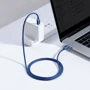 Кабель Baseus Cable USB-C to USB-C Crystal Shine 100W 1.2m Blue (CAJY000603) фото 6