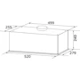 Витяжка GRANADO Palamos 4613-700 White glass (GCH461370055): Тип монтажу Встраиваемый