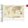 Скретч-карта світу Travel Map Gold World (Rus) фото 12