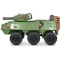 Детский электромобиль танк Bambi Racer 140W, зеленый (M 4862BR-5): Материал корпуса пластик