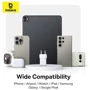 Зарядное устройство Baseus USB-C Wall Charger Palm 1C 20W with USB-C Cable White (P10111602213-01) фото 6