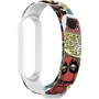 Ремінець ArmorStandart Superhero DP Comix White (ARM59252) for Xiaomi Mi Smart Band 5/6/7