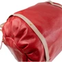 Женская сумка бочонок Laskara красная (LK-10251-red): Тип ручки С двумя ручками, Длинная ручка