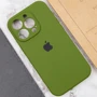 Чехол для iPhone Mobile Case Silicone Case Full Camera Protective Dark Olive for iPhone 15 Pro Max: Тип аксессуара чехол