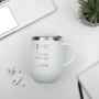 Термокухоль Kite Energy Milk Coffee 360 мл білий (k22-378-03-2): Матеріал корпусу Сталь