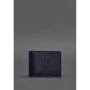 Обложка для удостоверения с гербом BlankNote темно-синяя (BN-IDC-2-navy-blue): Пол Унисекс