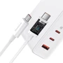 Зарядное устройство Baseus Wall Charger GaN5 Pro 2xUSB-C+USB 140W with USB-C Cable White (CCGP100202): Тип сетевое