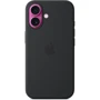 Чехол для iPhone Apple iPhone 16 Silicone Case with MagSafe - Black (MYY13ZM/A): Материалы Силикон