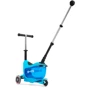 Самокат MICRO Mini2go Deluxe Plus - Блакитний (до 50 kg, до 20 kg з сидінням, 3-х колісний) MMD034: Тип коліс литі