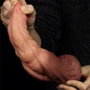 Фаллоимитатор LoveToy Dual-Layered Silicone Cock 9.5" Brown