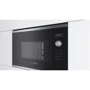 Встраиваемая микроволновая печь Bosch BFL553MSO: Цвет черный