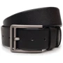 Мужской ремень Borsa Leather черный (V1125DPL01-black)