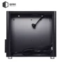 Корпус QUBE V9 Black (QBV9M_WB6U3): Матеріал передній панелі алюминий