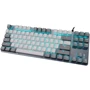 Клавиатура Aula F3287 Keycap KRGD Blue USB UA Grey/White (6948391240954): Подключение проводное
