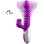 Вибратор с ротацией, толчками и подогревом BOSS Foxshow Vibrator Purple