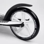 Самокат двоколісний Best Scooter з PU колесами, амортизатором, широким кермом, затискачем для керма Black / White (100069): Максимальне допустиме навантаження, кг 100