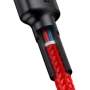 Кабель Baseus Cable USB-C to USB-C Cafule PD 2.0 60W 1m Red (CATKLF-G09): Довжина 1 м