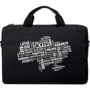 Сумка для ноутбуков Vinga 15.6" Black White Print (NB1502UWBK): Материал полиэстер