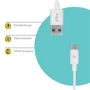 Кабель Piko USB Cable microUSB 1.2m White (CB-UM11): Тип USB Cable - microUSB