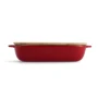 Форма для запекания с крышкой KitchenAid, 8.8х24.8х40.4 см, красный (CC006108-001): Форма прямоугольная