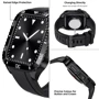 Аксессуар для Watch Rubber TPU Strap with Stainless Stell Case Black (FLS181108) for Apple Watch 44/45/49mm Ultra: Тип аксессуара ремешок