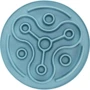 Коврик для собак Trixie Pillars Медленное кормление 28 см голубой (25037): Тип Кормушки