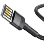 Кабель Baseus USB Cable to Lightning Cafule Special Edition 2.4A 1m Gray (CALKLF-GG1) фото 3