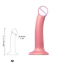 Насадка для страпона Strap-On-Me Mono Density Dildo Rose M