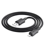 Кабель Hoco USB Cable to Lightning X94 Leader 2.4A 20W 1m Black: Длина 1 м