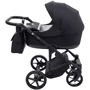 Коляска 2 в 1 Adamex Locco Lux TK-53 чорний (681025): Ширина шасі 57.5 см