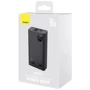 Зовнішній акумулятор Baseus Power Bank 20000mAh Adaman 2 Metal Digital Display 30W Black (PPAD050001): Кабелі / перехідники для смартфонів в комплекті USB Type-C